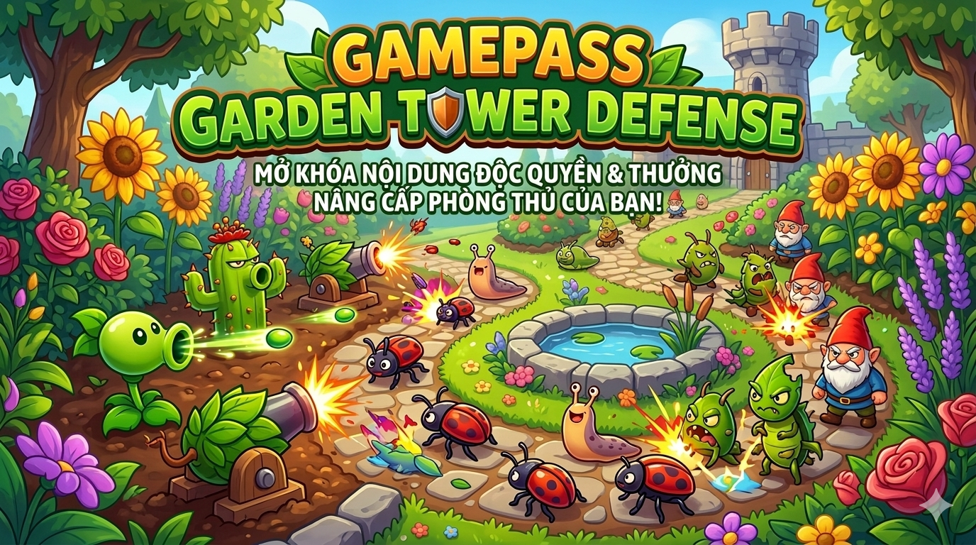 Gamepass Garden tower defense
