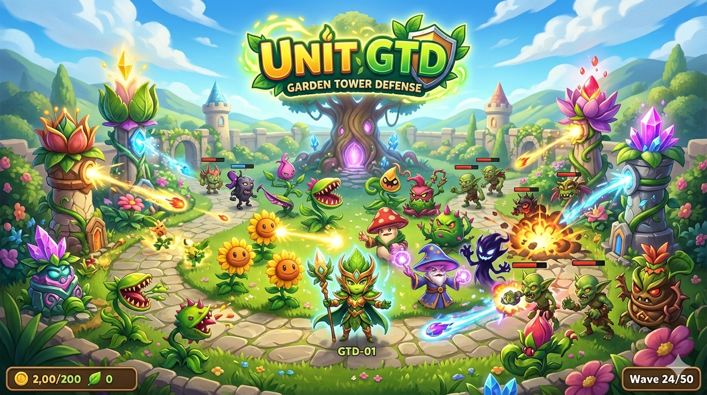 Unit Garden tower Defense